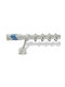 Enis by Domus Metallisch Vorhangstange Ευρώτας Doppel mit Stange Φ20mm 160cm Light Blue, Ice, Pastel