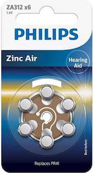 Hearing Aid Battery Philips Za312b6a/00