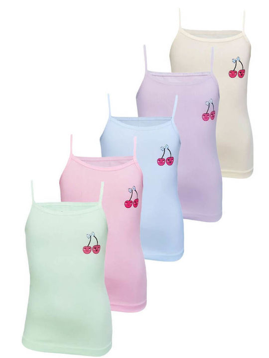 Onurel Set of Kids' Undershirts Multicolored 5pcs