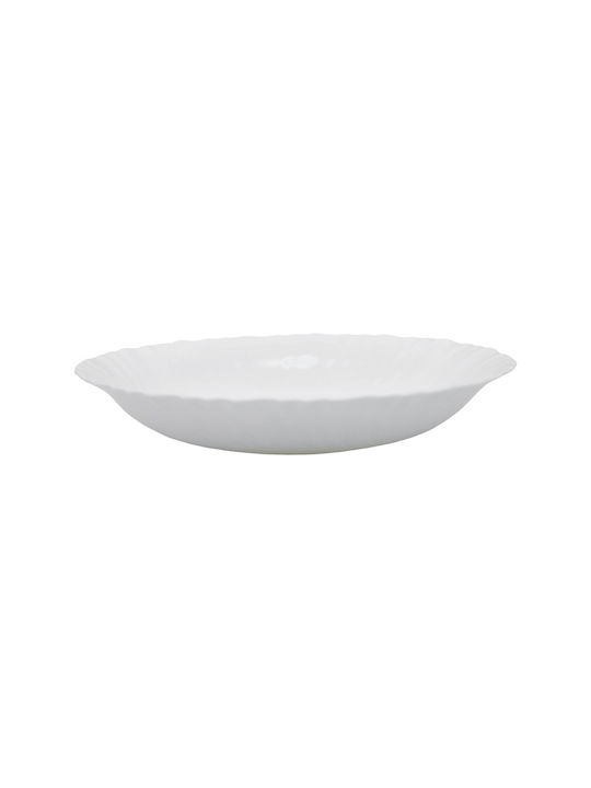 Ankor Farfurie adâncă Sticlă Alb 21.5cm