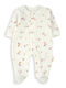 Babybol Baby Bodysuit Long-Sleeved Velvet Ivory