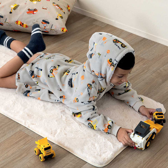 Palamaiki Κουβέρτα Fleece Γκρι