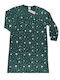 Lydia Creations Winter Damen Nachthemd Cypress Green