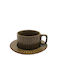 Etoile Cup Cup Coffee Ceramic Brown