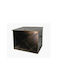 GTMED Metallic Box Wood Storage 63x54x44cm Silver