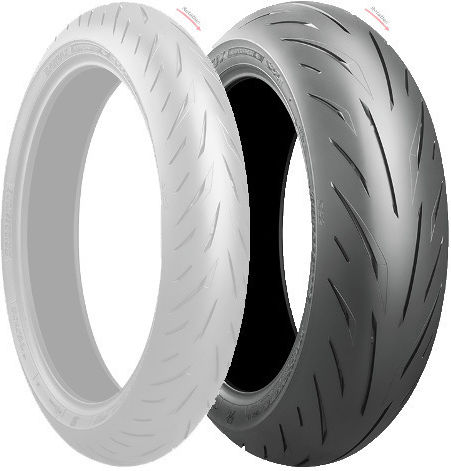 Bridgestone Battlax Hypersport S22 190/50-17 G Back Motorcycle Tyre