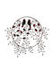 Love Birds Wall Decor 930dyu1233 75x86cm Black-red Wallity Metal