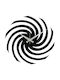 Wallity Wall Clock Metallic Black Ø48cm