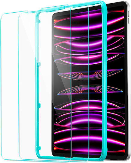 Screen Protector Ipad Pro 12.9 2018 2020 2021 2022 Ipad Air 13 2024 Set 2 Esr Tempered Glass 9h Clear