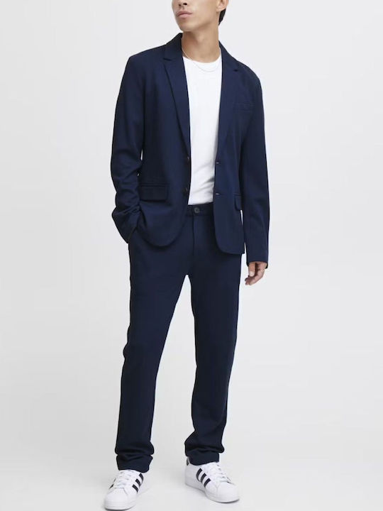 Blend Pantaloni Chino Elastic cu Croială Normal...
