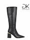 Gianna Kazakou Synthetic Leather Women's Boots Black