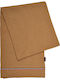 Men's Wool Scarf Brown