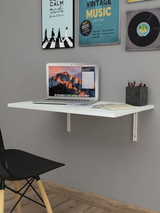 Desk Ravan Wooden White 72x45x29cm