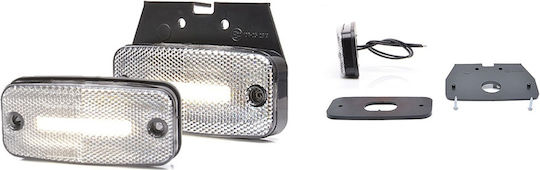 LED позиционна светлина 1136 W157 12v-24v бяла беше