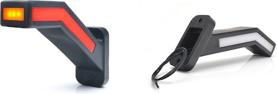 Led Position Light Arm 1165l W168.1 12v-24v White Red Orange Left Was