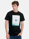 T-shirt Μαύρο