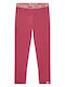 Kinder Leggings Lang Pink