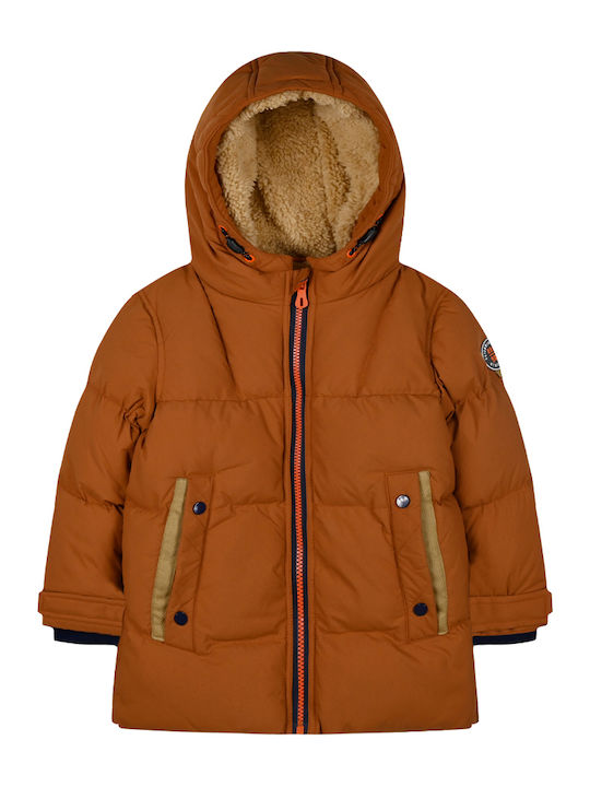 Kinder Freizeitjacke mit Kapuze Chocolate