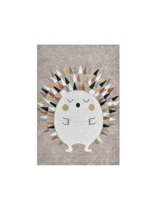 Carousel Hedgehog Παιδικό Χαλί Γκρι 160x230cm