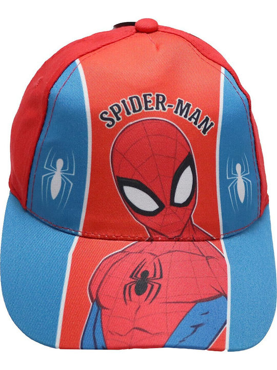 Marvel Παιδικό Καπέλο Jockey Υφασμάτινο Κόκκινο