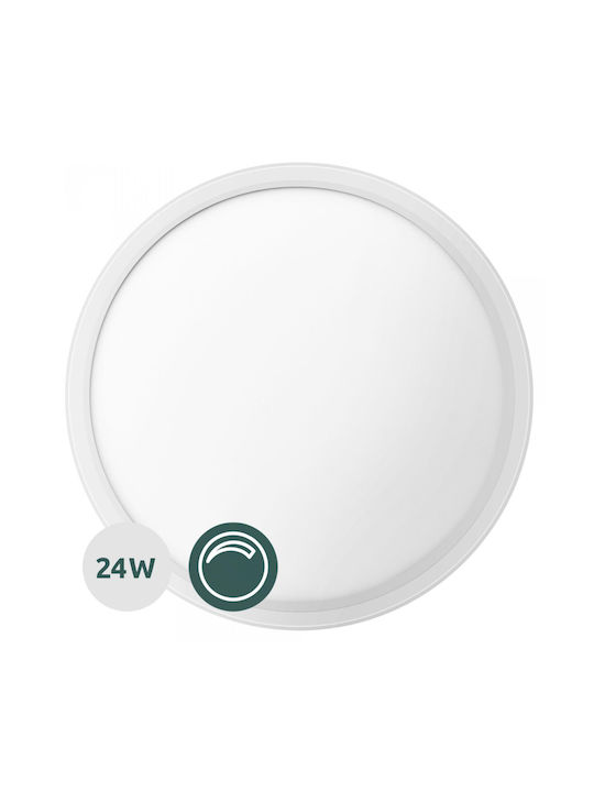 Led Ceiling Light Samus Slp420-2880lm-24w-4000k Dimmer Energy Class E Lifespan 25000h White