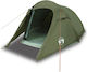 vidaXL Summer Camping Tent Tunnel Green for 2 P...