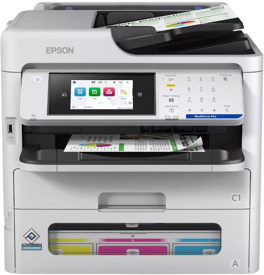 Epson WorkForce Pro EM-C800RDWF Έγχρωμο Πολυμηχάνημα Inkjet με WiFi και Mobile Print