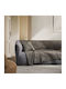 Gofis Home Valkyrie Sofa Throw Chenille 180x250cm Dark Chocolate 234/41
