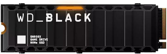 Western Digital Black SN850X With Heatsink SSD 8TB M.2 Type With PCI Express 4.0 Connection And Heatsink WDS800T2XHE