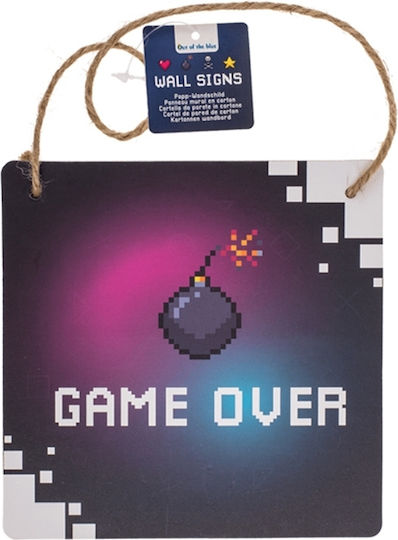 Out of the Blue Κρεμαστό Game Over 18x0.5x18cm