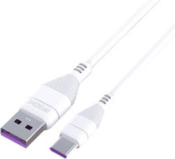 PZX USB 2.0 USB-C male - USB-A 1.2m