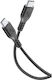 Cellular Line Φόρτισης USB 2.0 Cable USB-C male - USB-C 120W PD Μαύρο 1.2m 34.912.1138