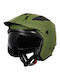 Nova N-230 Verde Mat Casca Moto Jet ECE 22.06 1250gr cu Sunvisor