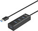 Unitek USB-Hub 4 Anschlüsse USB 3.2 mit USB-A Anschluss