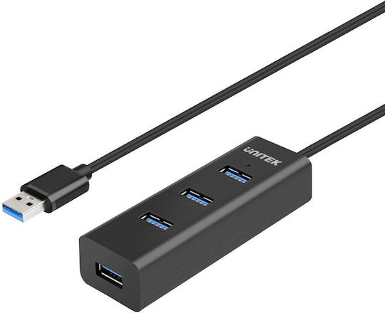 Unitek USB-Hub 4 Anschlüsse USB 3.2 mit USB-A Anschluss