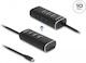 DeLock Port Hub 10 Θυρών USB 2.0 με σύνδεση USB-C