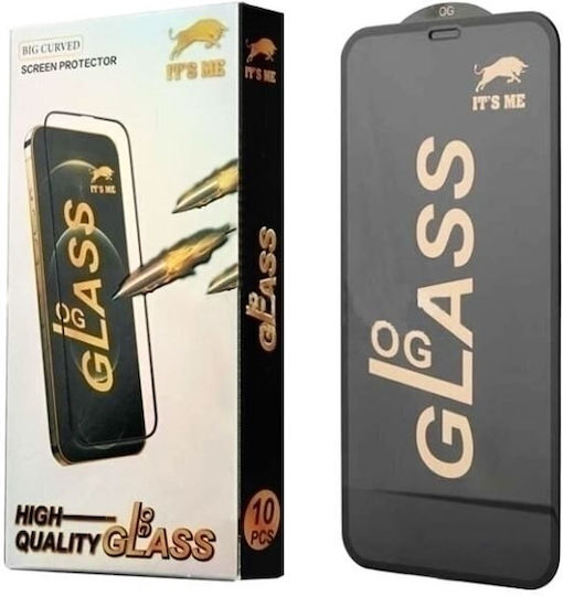 Schutz Vollkleber Vollflächig gehärtetes Glas Schwarz (Galaxy S24 FE)