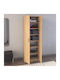 Double Door Wardrobe Renso Sapphire Oak 59.8x37.8x178.5cm