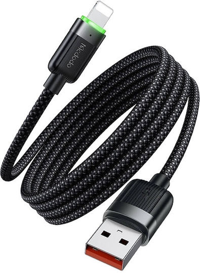 Mcdodo Μαγνητικό USB-A to Lightning Cable 18W Μαύρο 1.2m 899H23