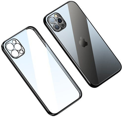 Sulada Θήκη Σιλικόνης Πολύ Λεπτή Electroplating Iphone 14 Pro 6.1 Μαύρο