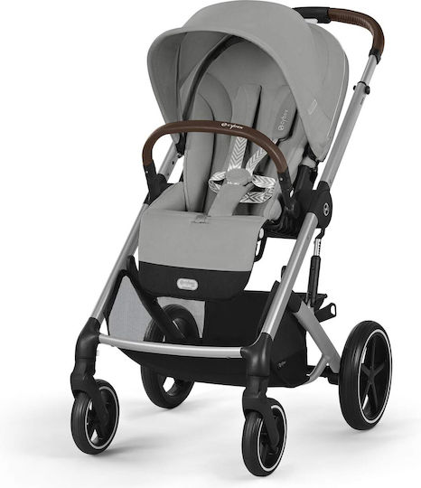 Cybex Balios S LUX Ρυθμιζόμενο Καρότσι Μωρού Kατάλληλο για Nεογέννητο Stone Grey 11.7kg