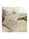Palamaiki Duvet Cover Set Cotton Single with Pillowcase 170x250 Fashion Life Fl6260 Green