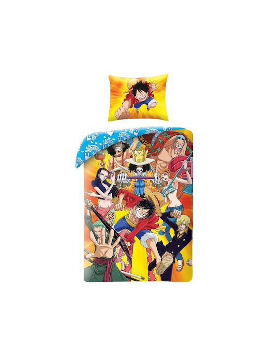 Halantex One Piece Fight Set Kids Duvet Cover S...