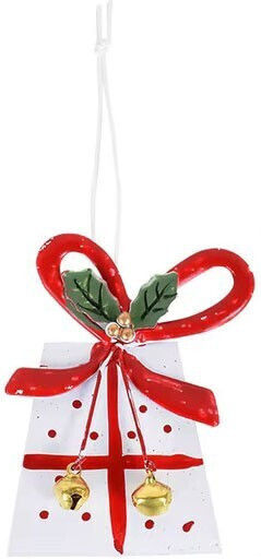 Hängendes Ornament Geschenk Weiß