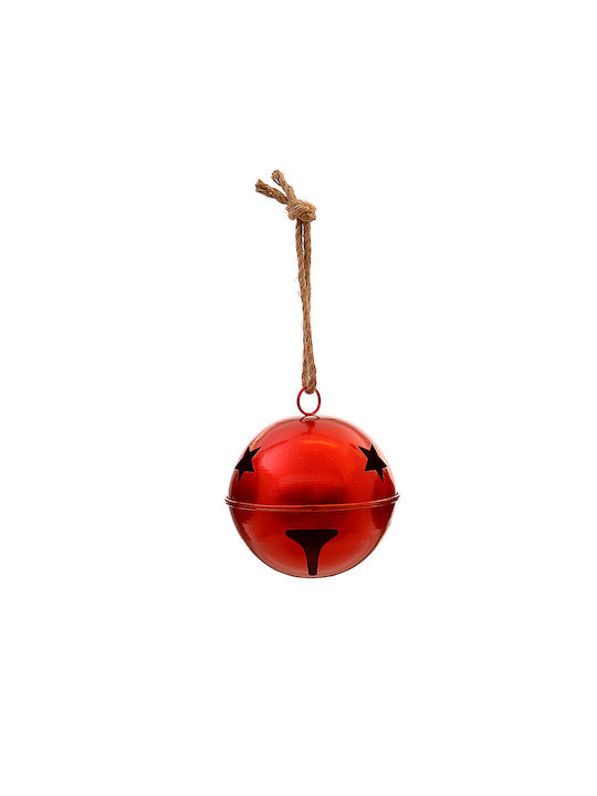 Hanging Ball Ornament Ornament Metallic Red 17cm