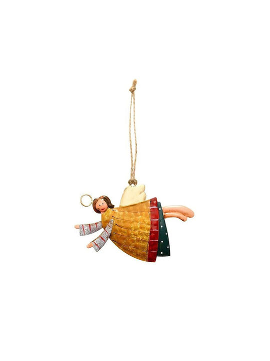 Xmas Hanging Ornament Angel Gold