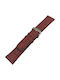 ByLeather Δερμάτινο Λουράκι Πορτοκαλί 22mm