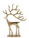 Zaros Christmas Figure Deer Gold