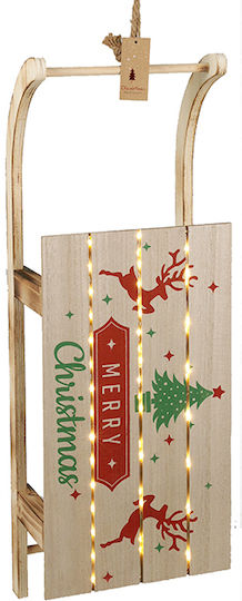 Zaros Christmas Wooden Figure Sleigh Height 60cm