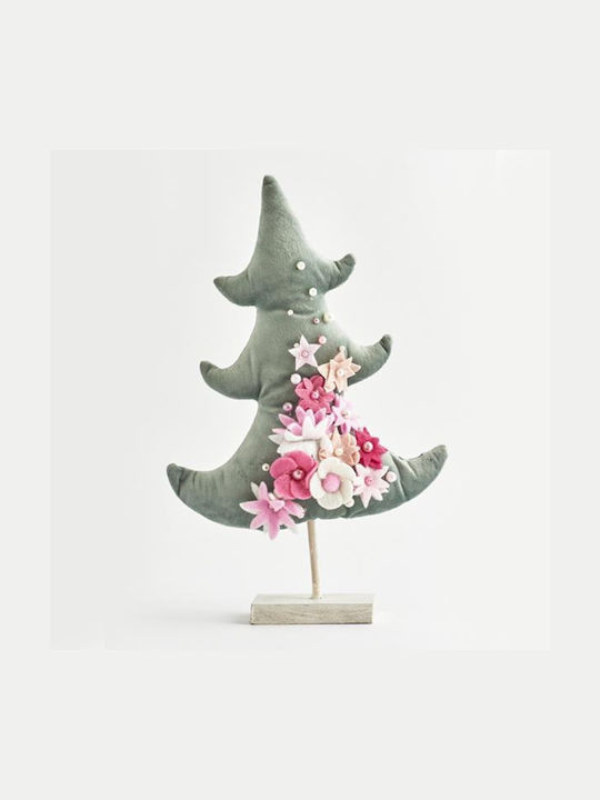 Christmas Decorative Fabric Tree 35cm Green